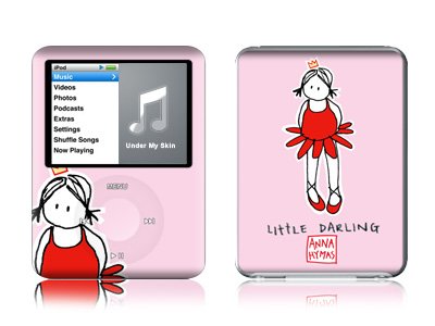 Apple iPod nano 第3世代/3rd用デコレーションスキンシール【Little Darling】