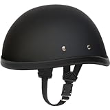 Daytona Eagle Basic/Custom Novelty Cruiser Motorcycle Helmet – Dull Black / Medium