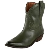 Lucky Women's Chantel Western Bootie,Dk Green,7.5 M US
