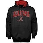 Alabama Crimson Tide Black Classic Twill Pullover Hoody Sweatshirt