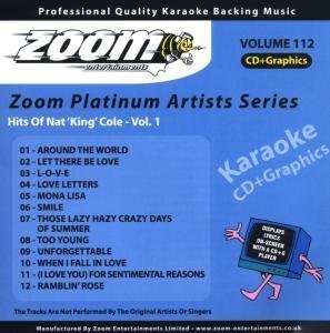 CD-Charts  Music : Zoom Karaoke CD+G - Platinum Artists 112: Nat 'King' Cole