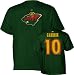 Marian Gaborik Green Reebok Dark Name and Number Minnesota Wild T-Shirt