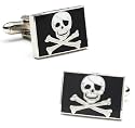 Jolly Rodger Flag Pirate Skull Cufflinks Cuff Links