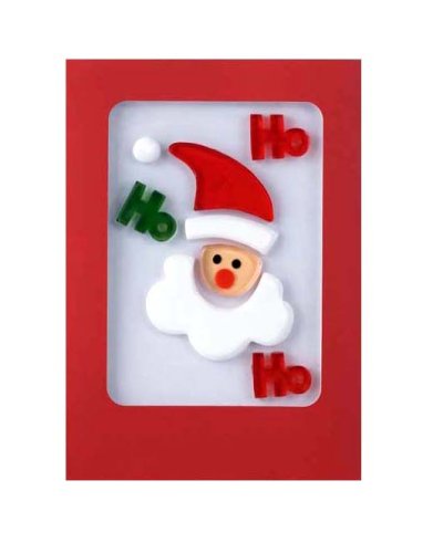 GelGems Christmas Greeting Card ho ho ho
