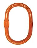 CM ML075 Grade 800 Alloy Steel Wide Body Master Link with Flat, Painted Orange, 3/4
