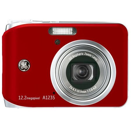 41IPhX6FpSL #1. Cheap Ge Digital Camera 12MP Red by General Electric