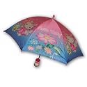 Sanrio Hello Kitty Girl's Pink Umbrella with 3D Handle
