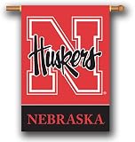 Nebraska Cornhuskers 2-Sided 28 X 40 Banner W/ Pole Sleeve - NCAA