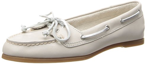 Sperry Top Sider Womens Audrey Boat Shoe Light Grey Platinum