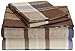 Amazon Brand – Pinzon Lightweight Cotton Flannel Sheet Set - Queen, Brown Plaid