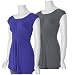 Forever 21 Cap Sleeve Pleated Empire Waist Top