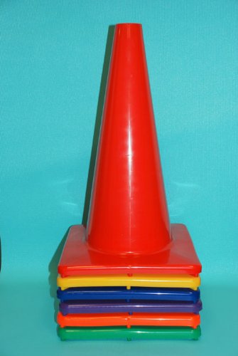 Everrich EVB-0033 28 Inch Vinyl Cone with Square Base