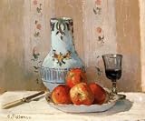 12X16 inch Pissarro Camille Still Life With Apples & Pitcher 1872