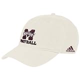 adidas Mississippi State Bulldogs White Football Slouch Hat