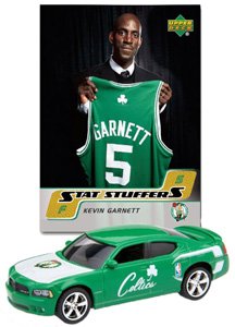 Boston Celtics - SP Charger Car with Kevin Garnett Collectible Card