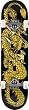Powell Golden Dragon "Striking Dragon" complete skateboard BLACK Birch