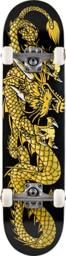 Childrens Toyshop  Toys : Powell Golden Dragon "Striking Dragon" complete skateboard BLACK Maple