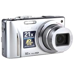 Panasonic Lumix DMC-TZ20EG-S Digitalkamera (14 Megapixel, 16-fach opt. Zoom, 7,5 cm (3 Zoll) Display, bildstabilisiert) silber