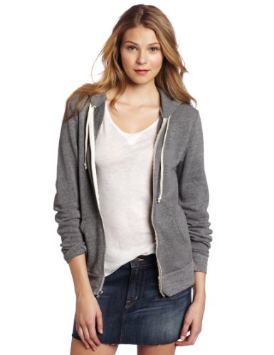 Alternative Womens "The Rocky" Long Sleeve  Zip Fleece Hoodie