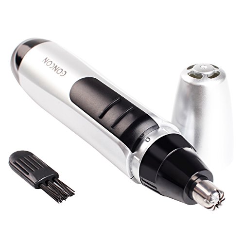 ゴンコン(GONCON)鼻毛･耳毛カッター 水洗い可能 シルバー AO003-SG