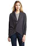 IMAGE OF JET Corp Women's Brushed Knit Cardigan, Charcoal, One Size
