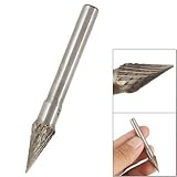 1/4" Shank HSS Sharp Tip Burr Cut Rotary File Tool