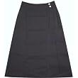 Hemp Long Wrap Skirt - Black
