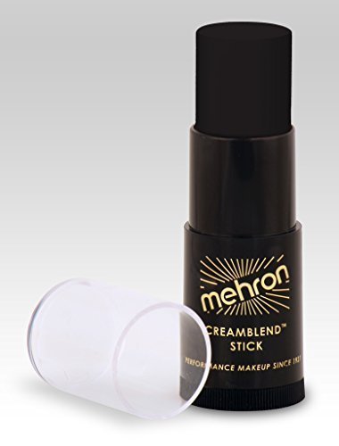 Mehron CreamBlend Stick Makeup BLACK .75 oz