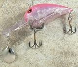 JLVLures Deep Crankbait Fuschia Prism : Diver Lures JLV Freshwater Smallmouth Steelhead Pike Salmon Trout