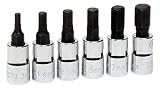 WILLIAMS 1/4" DR HEX LONG BIT SOCKET SET 6 PCS (30945) 1/4"ドライブ ヘックスロングビットソケットセット 6個 MM JHW30945