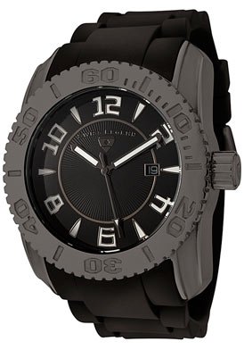 Swiss Legend Men's 20068-GM-01 Commander Collection Gunmetal Ion-Plated Black Dial Watch