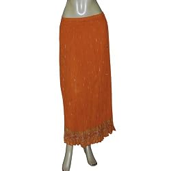 Fashion Crinkled Skirts Wrap Girls Casual Clothing In India Size 12 (skt423a)