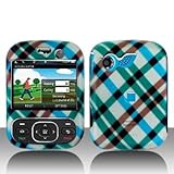 Premium - LG LN240/Remarq / MN240/Imprint Blue Plaid Cover - Faceplate - Ca ....