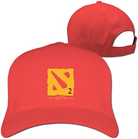 RTYUUIO Unisex Dota 2 Logo Trucker Cap Red One Size