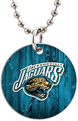 Jacksonville Jaguars Barn Door Designed Round Dog Tag Cat Tag necklace pendants Chain Photo (OneSi de)