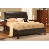 Modus TI08L5 \ TI08L6 \TI08L7 Tiffany Low Profile Leather Bed in Chocolate Size: Full