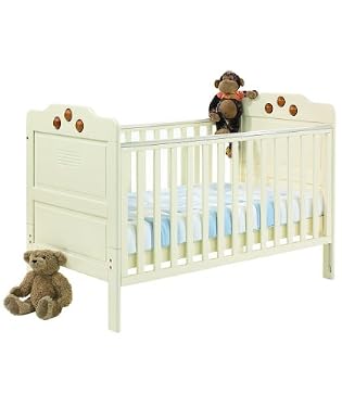 Tutti Bambini Filip Playbead DropSide Cot Bed - Vanilla Oak Finish