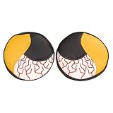 Cascade Bloodshot Headlight Covers Black Yellow Black YAMAHA BANSHEE 350 by Cascade