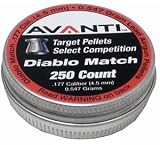Avanti Diablo Match .177 Cal, 8.4 Grains, Wadcutter, 250/Tin