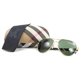 AUTHENTIC BURBERRY SUNGLASSES 3022 GREEN 1017 71