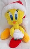Looney Tunes December Holiday Christmas Jingle Bell Tweety Mini Bean Bag Plush Doll Toy
