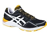 ASICS Gel-Foundation 11 2E Herren Laufschuhe, Schwarz/WeiÃ?/Gelb, 41.5