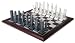 Frank Lloyd Wright White Midway Gardens Design Chess Set Pieces