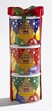 Review The Peanut Roaster  / Holiday Gift Tower 3 Tins gift wrapped in cello