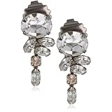 Sorrelli Snow Bunny Neutral Crystal Drop Silve