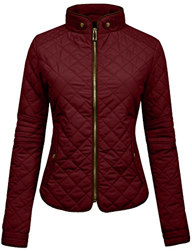 NE PEOPLE Womens Lightweight Quilted Zip Jacket (S-3XL)