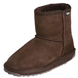 Apparel : Emu Australia Men's Stinger Mini Sheepskin Boot,Chocolate,7 M US