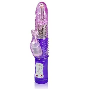 Eforstore Female Waterproof Silicone Vibration Massager Wand 12 Speeds Strong G-Spot Stimulators Clitorial Stimulation Vibe Toy Powerful Vibradores Sexuales Mastubator Toys Vibrator Dilddo for Women Lover Couples Rabbit Fish Purple