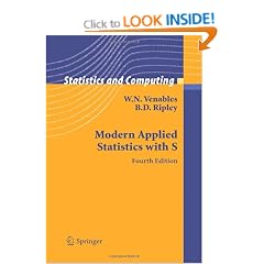 Modern Applied Statistics with S (Statistics and Computing)