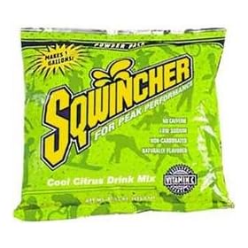 Sqwincher 016050-CC Cool Citrus Flavor 2.5 Gallon Powder Concentrate Flavor Electrolyte Replacement Beverage Mix (Case of 32)